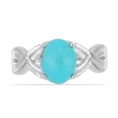 Кольцо из серебра р.20 Ювелирия T39938, бирюза