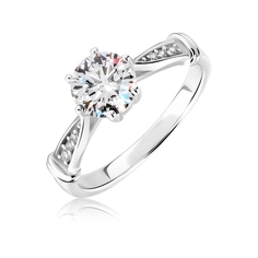 Кольцо из серебра р. 17 VALTERA 083156, фианит