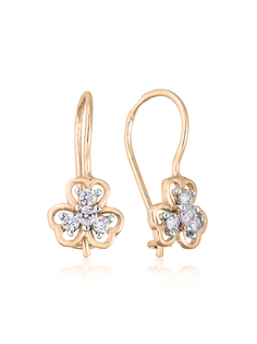 Серьги из серебра VALTERA 118163, фианит