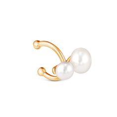 Моносерьга из серебра VALTERA 119073, жемчуг