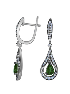 Серьги из серебра VALTERA 103661, фианит