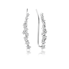Серьги из серебра VALTERA 118811, фианит