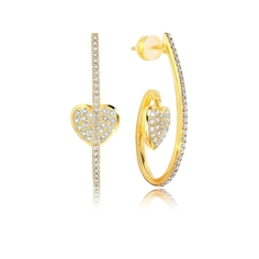Серьги из серебра VALTERA 105878, фианит