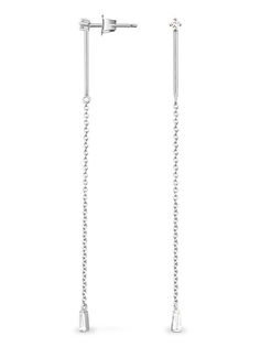 Серьги из серебра VALTERA 114652, фианит