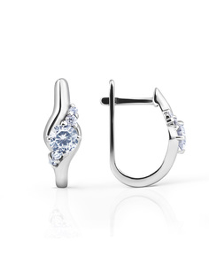Серьги из серебра VALTERA 079155, фианит