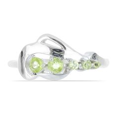 Кольцо из серебра р.16 Ювелирия T40159, перидот