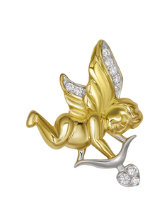 Кулон из серебра VALTERA 100997, фианит