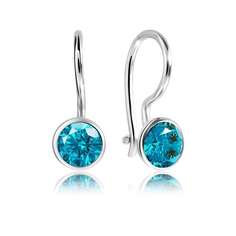 Серьги из серебра VALTERA 118821, фианит