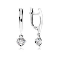 Серьги из серебра VALTERA 116680, фианит
