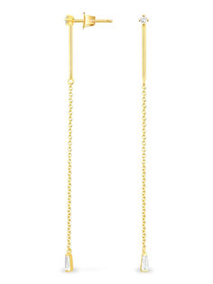 Серьги из серебра VALTERA 114651, фианит