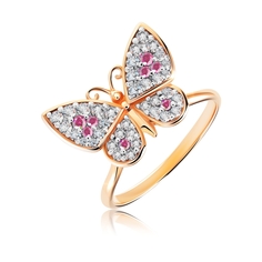 Кольцо из серебра р. 17 VALTERA 118964, фианит