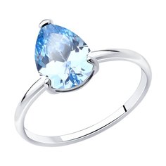 Кольцо из серебра р. 19 SOKOLOV 94014204, фианит