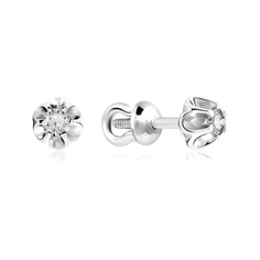 Серьги из серебра VALTERA 116987, фианит