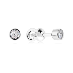 Серьги из серебра VALTERA 116995, фианит