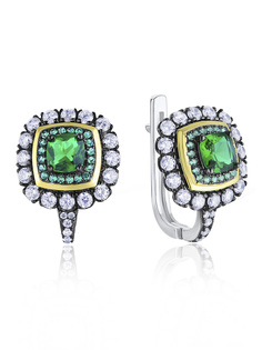 Серьги из серебра VALTERA 105941, фианит