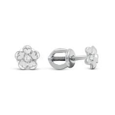 Серьги из серебра VALTERA 118449, фианит
