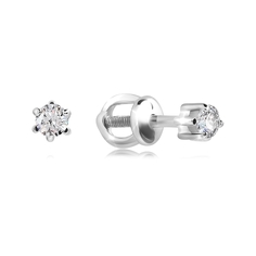 Серьги из серебра VALTERA 117921, фианит