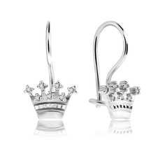 Серьги из серебра VALTERA 118858, фианит