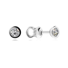 Серьги из серебра VALTERA 116930, Swarovski