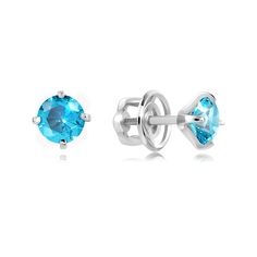 Серьги из серебра VALTERA 118807, фианит