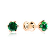 Серьги из серебра VALTERA 119114, фианит