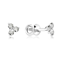 Серьги из серебра VALTERA 116980, фианит