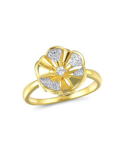 Кольцо из серебра р. 18 VALTERA 115406, фианит
