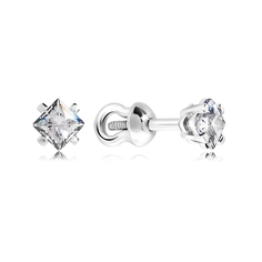 Серьги из серебра VALTERA 117016, фианит