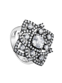 Кольцо из серебра р. 17,5 VALTERA 097057, фианит