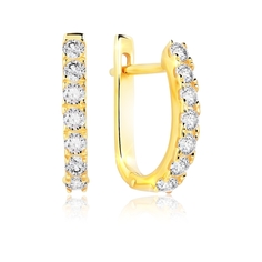 Серьги из серебра VALTERA 118774, фианит