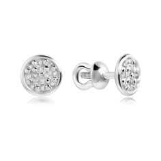 Серьги из серебра VALTERA 117014, фианит