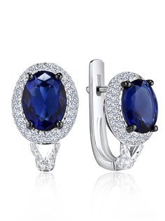 Серьги из серебра VALTERA 103727, фианит