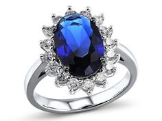 Кольцо из серебра р. 19 VALTERA 087573, сапфир искусственный\фианит