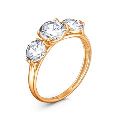 Кольцо из серебра р. 17 VALTERA 119435, фианит