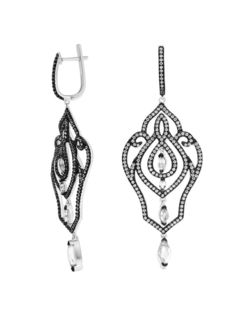 Серьги из серебра VALTERA 093863, фианит