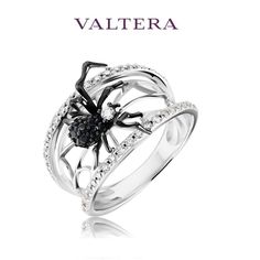 Кольцо из серебра р. 17 VALTERA 083192, фианит\шпинель нано