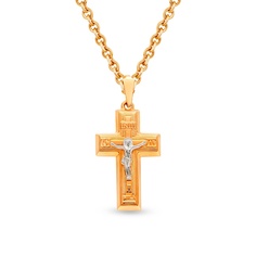 Кулон из комбинированного золота 585Gold 603001817