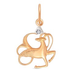 Подвеска из красного золота 585Gold 603003276, фианит