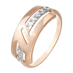 Кольцо из красного золота р. 16,5 585Gold 401003053