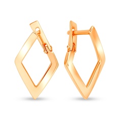 Серьги из красного золота 585Gold 402003946