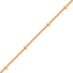 Браслет из красного золота, р. 17 585Gold 505008536