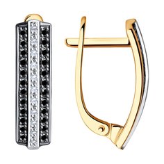 Серьги из красного золота SOKOLOV Diamonds 7020042, бриллиант