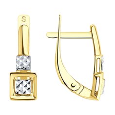 Серьги из желтого золота SOKOLOV 027674