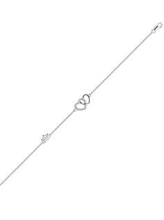 Браслет из серебра р.19 MIUZ Diamonds B2036-PR-046, фианит