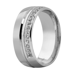 Кольцо из серебра р.16,5 Azade 10-152с, фианит