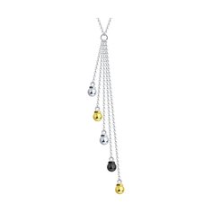 Колье-галстук из серебра 40-45 см Diamant 94-170-01803-1
