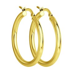 Серьги конго из желтого золота SOKOLOV 029868-2