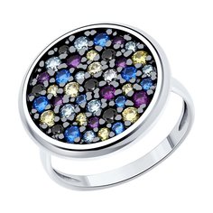 Кольцо из серебра р. 18 SOKOLOV 94014037, фианит