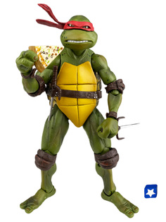 Фигурка Черепашки ниндзя Рафаэль TMNT подвижная с аксессуарами 16,5 см No Brand