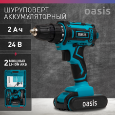 Акк. безударная дрель-шуруповерт Oasis ASB-24S, 24В